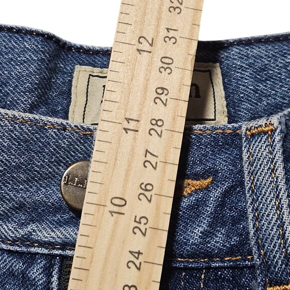 L.L. Bean Women's high rise Lined Jeans Blue 8 MT Cabincore Gorpcore Trail Fit - Picture 8 of 16